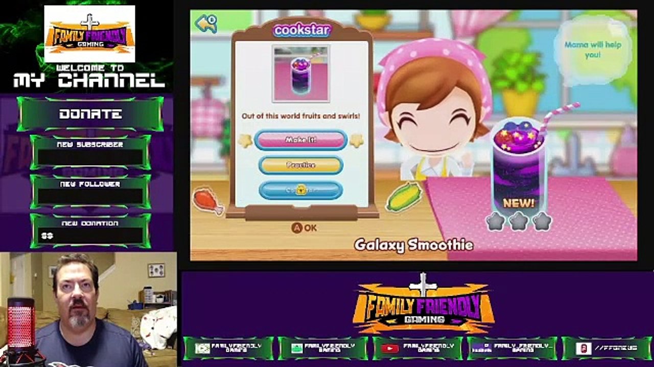 Cooking Mama Cookstar Galaxy Smoothie