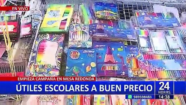 Año escolar 2024: Inicia la venta de útiles en Mesa Redonda a precios módicos