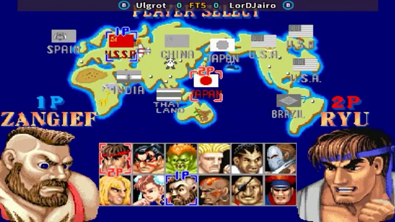 Ulgrot Vs LorDJairo - Street Fighter II' Champion Edition - FT5