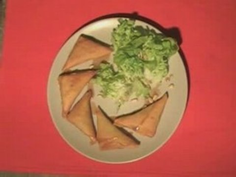 Samossa aux legumes (cuisine vegetarienne)