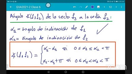 Clase 06 – Geometría Vectorial