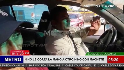 Niño pierde la mano derecha cortando leña (del minuto 13 al minuto 16)