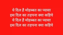 ये दिल है मोहब्बत का प्यासा