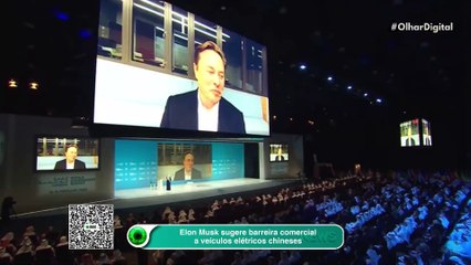 Elon Musk sugere barreira comercial a veículos elétricos chineses