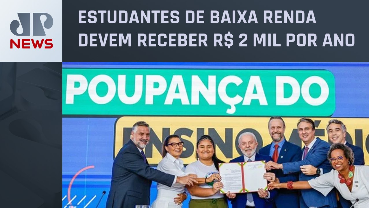 Programa Pé de Meia: governo vai pagar poupança para 2,4 milhões de alunos