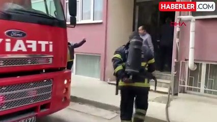 Edirne'de Yangında Mahsur Kalan Hamile Kadın ve Bir Kişi Kurtarıldı