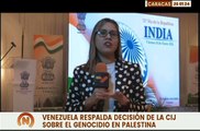 Venezuela respalda decisión de la CIJ que pide la protección del pueblo palestino