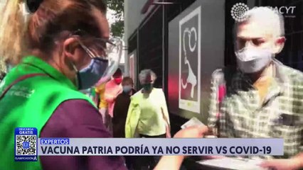 Vacuna Patria contra Covid-19 podría no ser efectiva