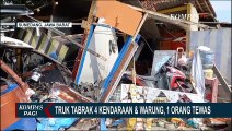 Kronologi Kecelakaan Maut di Sumedang, Truk Tabrak 4 Kendaraan dan Warung, Satu Orang Tewas