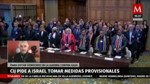 Para evitar genocidio en la guerra, CIJ pide a Israel tomar medidas provisionales