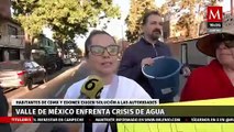 Ciudadanos de la CdMx y Edomex exigen respuestas ante la crisis de agua