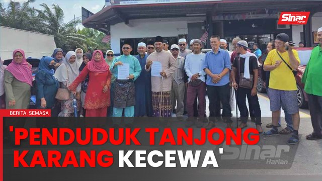 Penduduk, penyokong PN serah memorandum desak Zulkafperi letak jawatan 