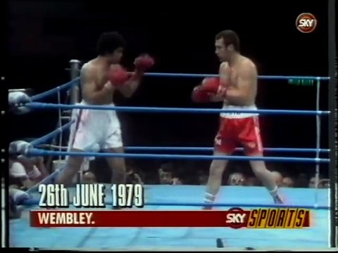 Alan Minter vs Monty Betham - boxing - middleweights