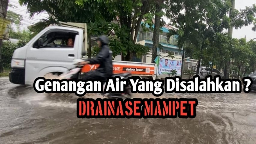 Genangan Air di Bukit Serua Indah, Drainase Mampet Disalahkan