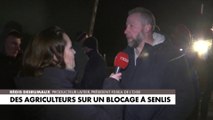 Les agriculteurs de l'Oise bloquent l’autoroute au niveau de Senlis