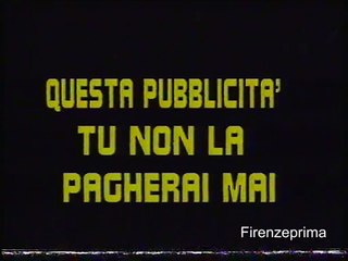 Teleregione Toscana Spot Pelliccerie Cioni 1981