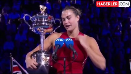 Avustralya Açık'ta şampiyon Aryna Sabalenka