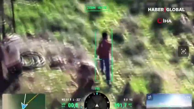Kaçan hükümlü drone'la adım adım böyle takip edilip yakalandı