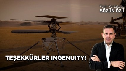 TEŞEKKÜRLER INGENUITY!