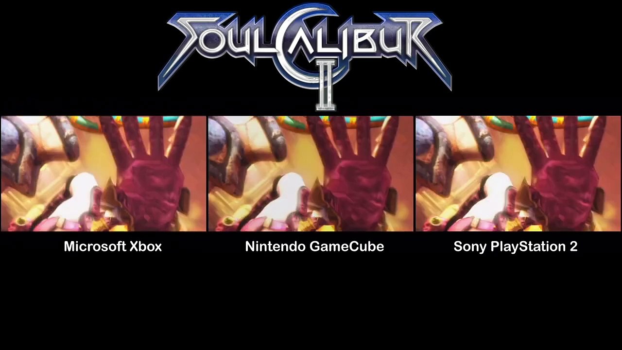 SoulCalibur II | Intro Comparison | Xbox + GameCube + PlayStation 2