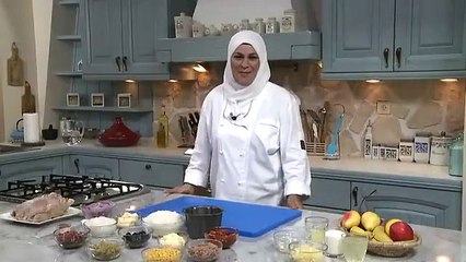 دجاج محشي باللحم و الأرز + ماسيدون عصرية + سلطة فواكه