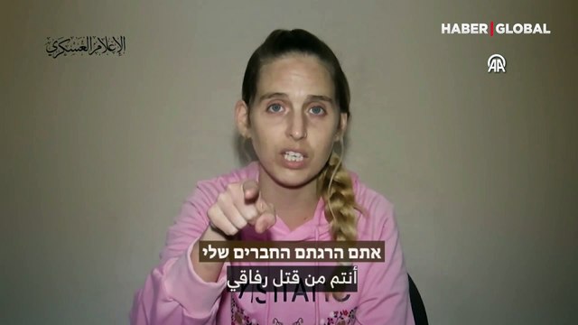 Hamas, 3 İsrailli rehinenin görüntüsünü paylaştı: Beni evime geri getirmesi gerekenler beni yalnız bıraktı