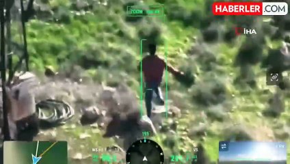 Kaçan hükümlü uyuşturucu taciri dron yardımı ile yakalandı