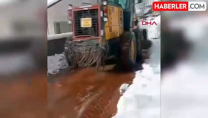 Bartın'da Kar Yağışı: 35 Köy Yolu Ulaşıma Kapandı