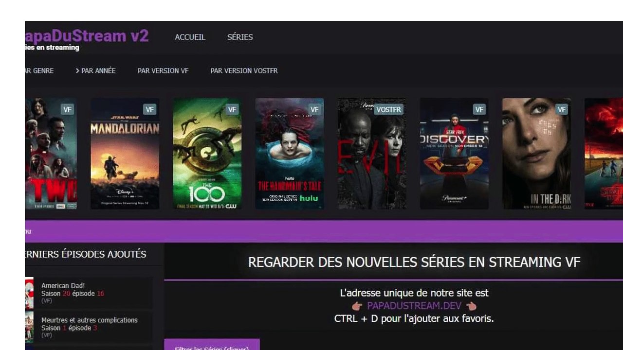 PapaDuStream (Février 2024) www.papadustream.link Vidéo Dailymotion