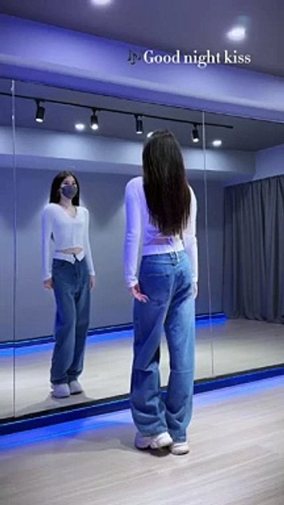 Cute girl dance in