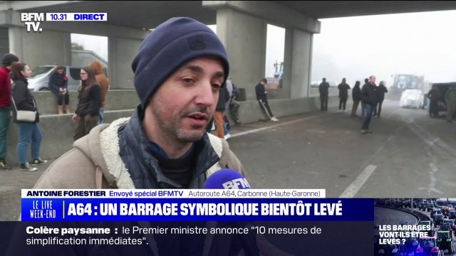 Les résultats sont là : la levée du point de blocage des agriculteurs sur l'autoroute A64 attendue ce midi