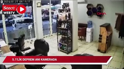 Download Video: İzmir ve çevre illeri sallayan deprem anı kamerada