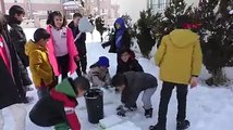 Kardan Anıtkabir yapıp önünde İstiklal Marşı'nı okudular