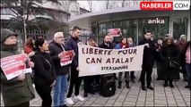 Strasbourg Demokrasi Platformu Can Atalay'ın tahliyesini protesto etti