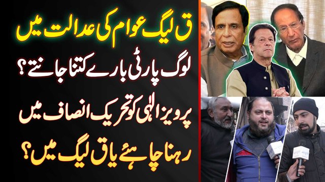 Chaudhry Pervaiz Elahi Ko PTI Mein Rehna Chahiye Ya PMLQ Mein? Election Survey 2024 Pakistan