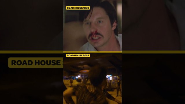 Road House (1989) VS Road House (2024) #shorts #split #versus