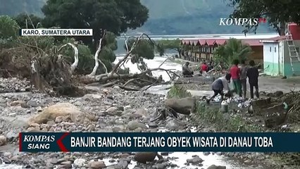 Download Video: Banjir Bandang Terjang Objek Wisata di Pinggiran Danau Toba