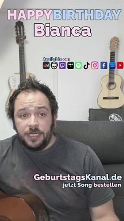 Happy Birthday, Bianca! Geburtstagsgrüße an Bianca