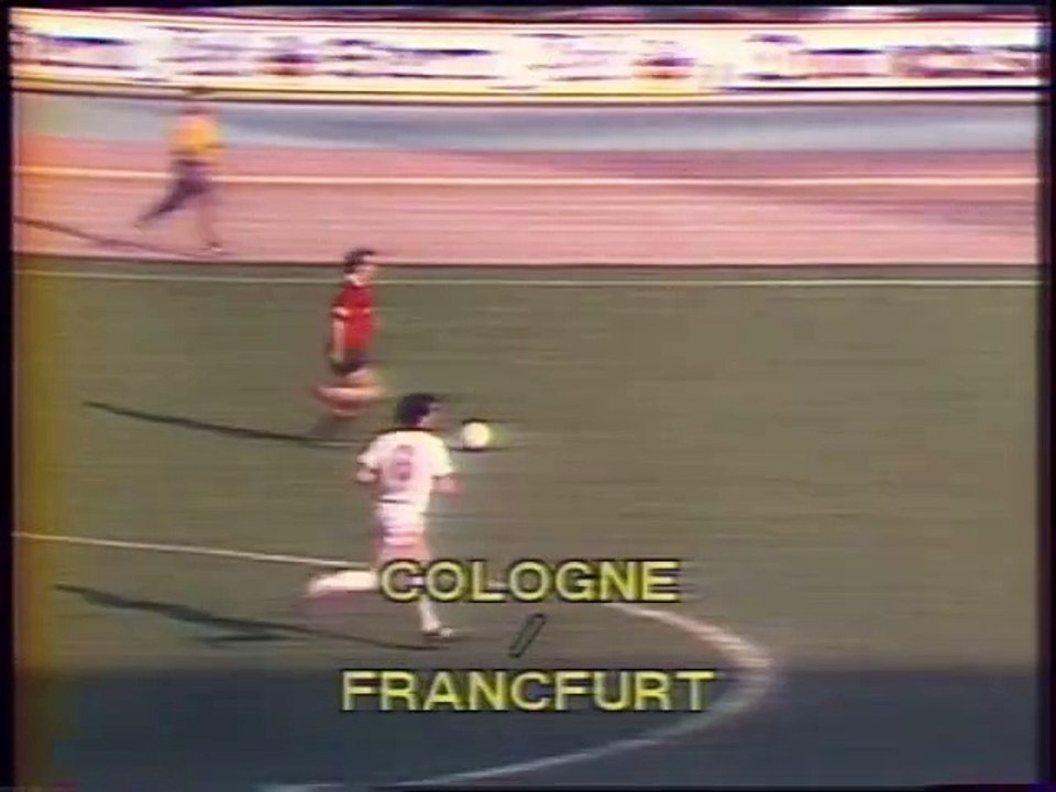 COLOGNE  - EINTRACHT.FRANCFORT  -  1978  -