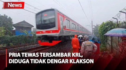 Pria Tewas Tersambar KRL Commuter Line, Diduga Tidak Dengar Suara Klakson Kereta
