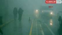 Mardin'de etkili olan sis ulaşımı olumsuz etkiledi