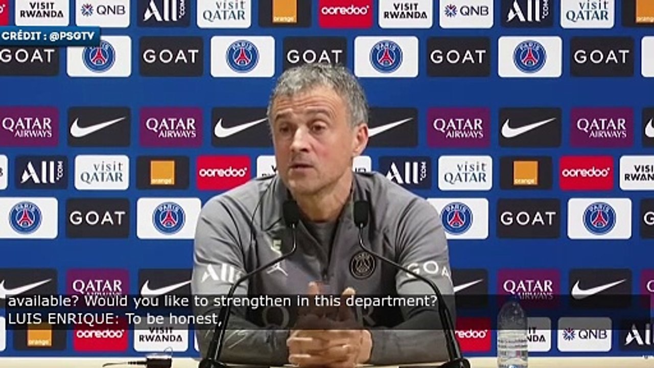 Luis Enrique ne veut pas se précipiter sur ce mercato