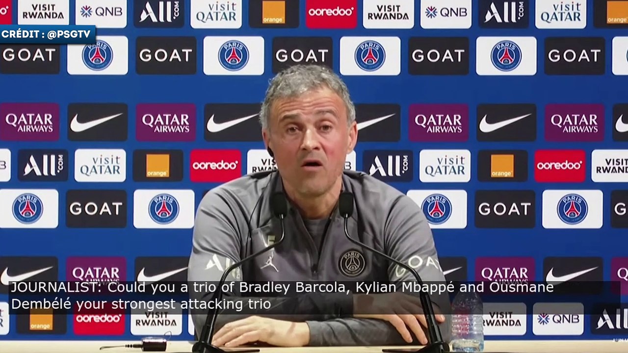 Luis Enrique estime ne pas encore avoir trouvé la triplette parfait