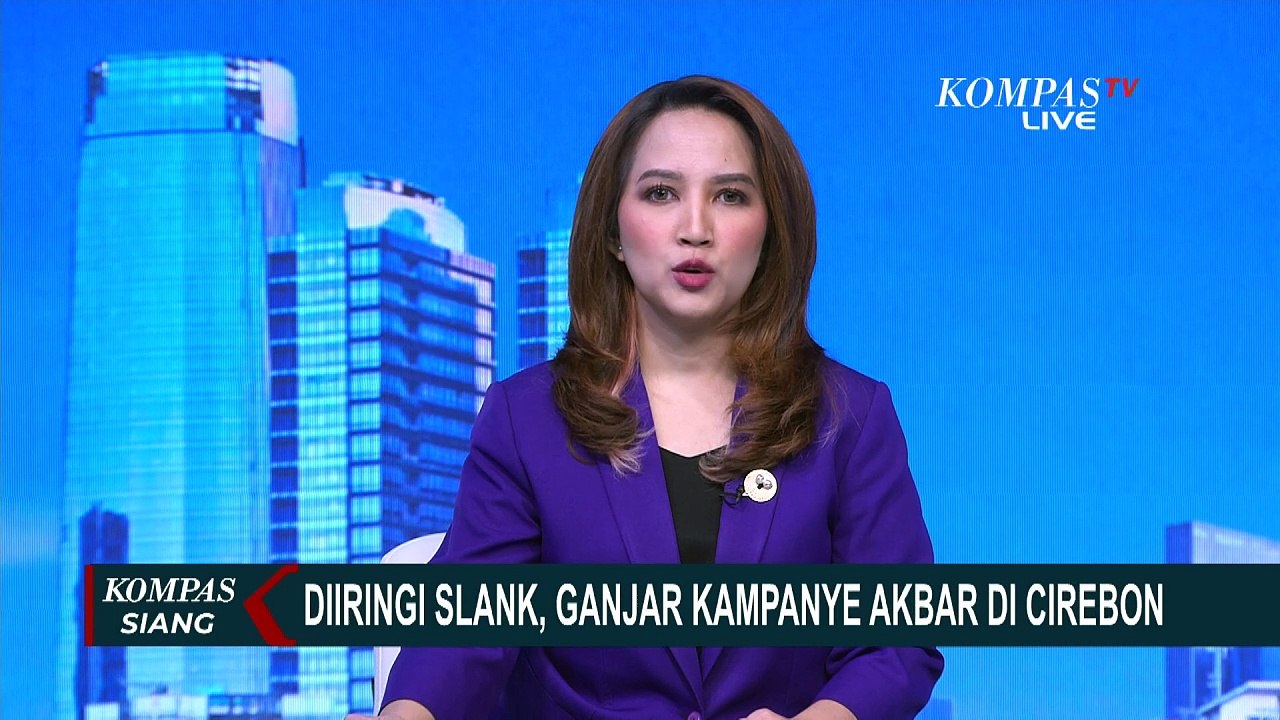 Momen Ganjar Kampanye Diiringi Konser Musik Slank di Cirebon