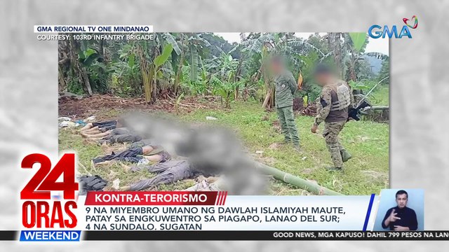 24 Oras Weekend Part 1: Mga umano'y Maute napatay; Bigtime oil price hike; BrahMos missiles para sa Pilipinas; atbp.