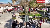 Manavgat'ta Dev Atatürk Anıtı Açıldı