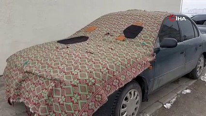 Ağrıda kar yağışının ardından don etkili oldu