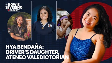 Hya Bendaña – driver’s daughter, Ateneo valedictorian | The Howie Severino Podcast