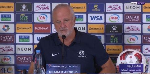 آرنولد يتحدّث عن مواجهة إندونيسيا