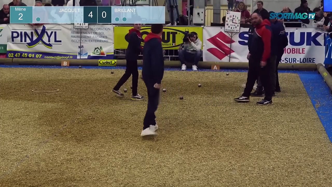 National de Tours à pétanque Jacquet vs Brillant pétanque 2024 Video